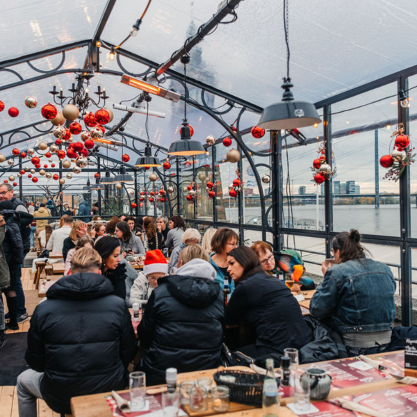 Pop-up-Restaurants mit Rheinblick